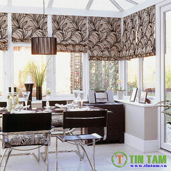 Rèm roman Q6, rèm vải roman đẹp, rèm vải roman cao cấp, rèm roman cao cấp, rem roman cao cap